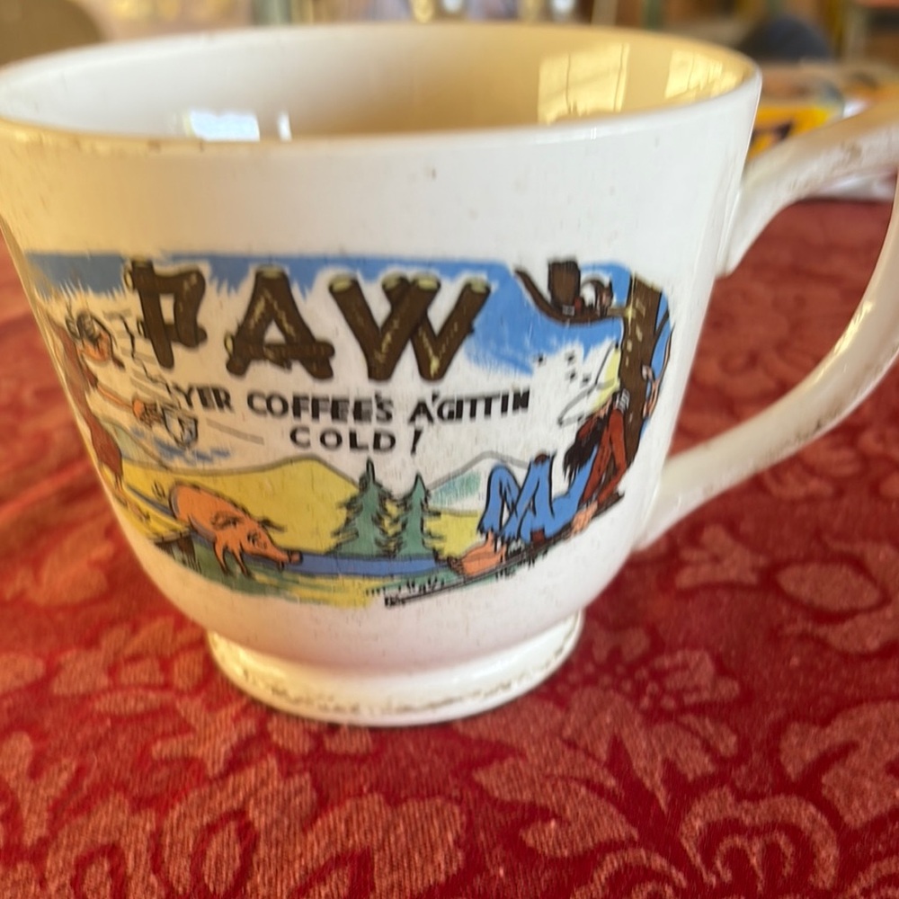 Vintage Cartoon Coffee Mug